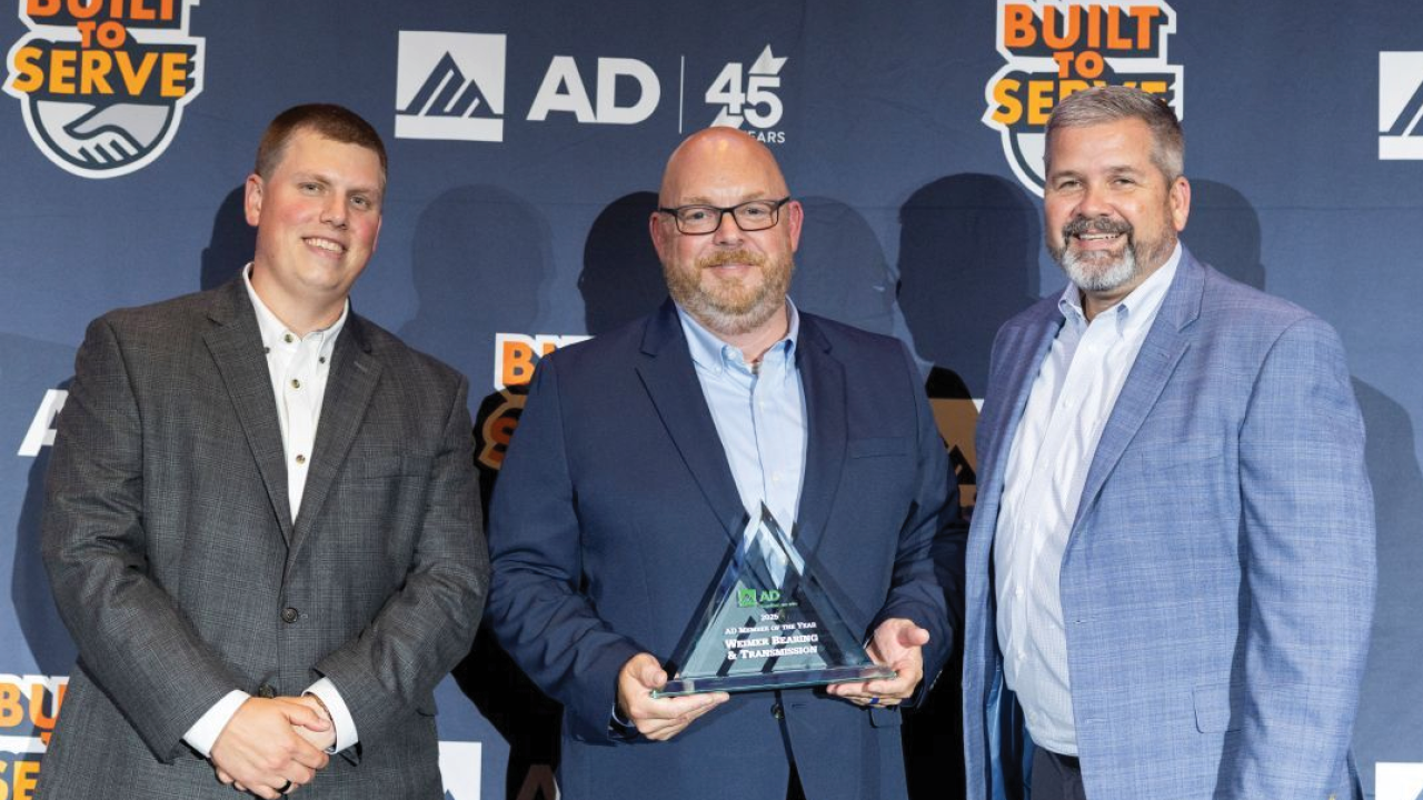 Weimer Bearing Receives AD 2025 Member of the Year Award