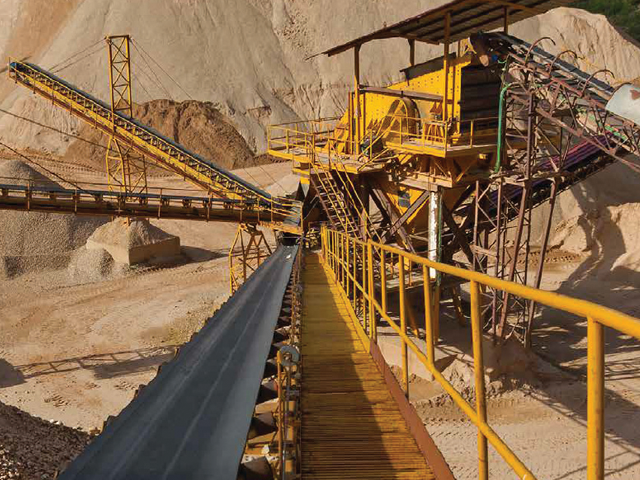 aggregate conveyor belt